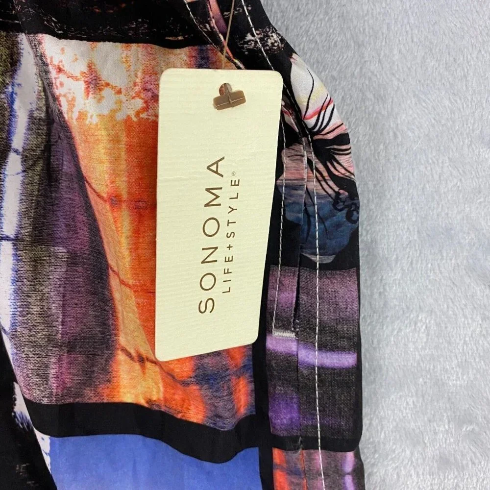 Sonoma‎ Men's Swim Trunks Size XXL Tropical Sunset Beach Surf Palm Trees NWT